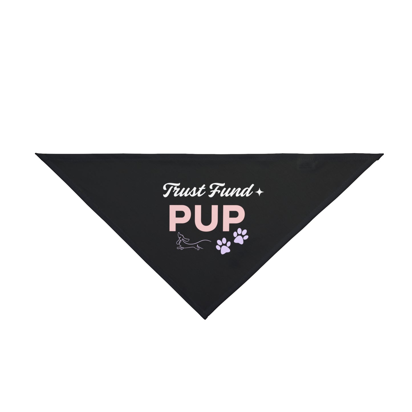 Trust Fund Pup Bandana Light Pink