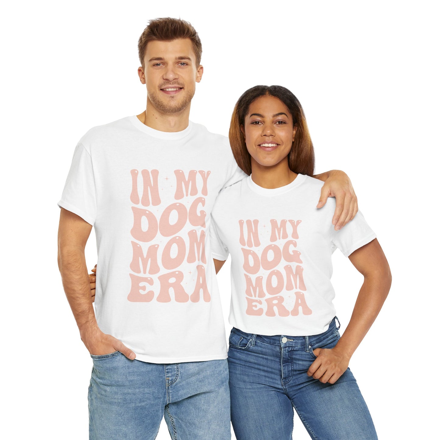 In My Dog Mom Era - Unisex Tee (Light Pink)