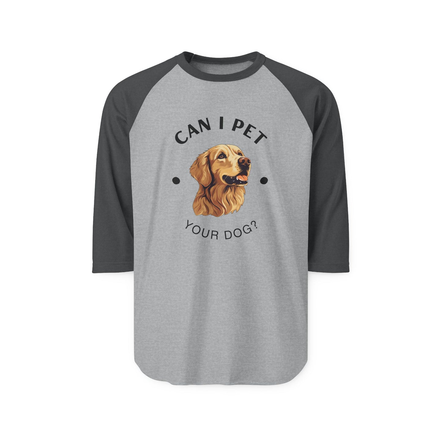 Can I pet your dog? - Unisex Baseball Tee