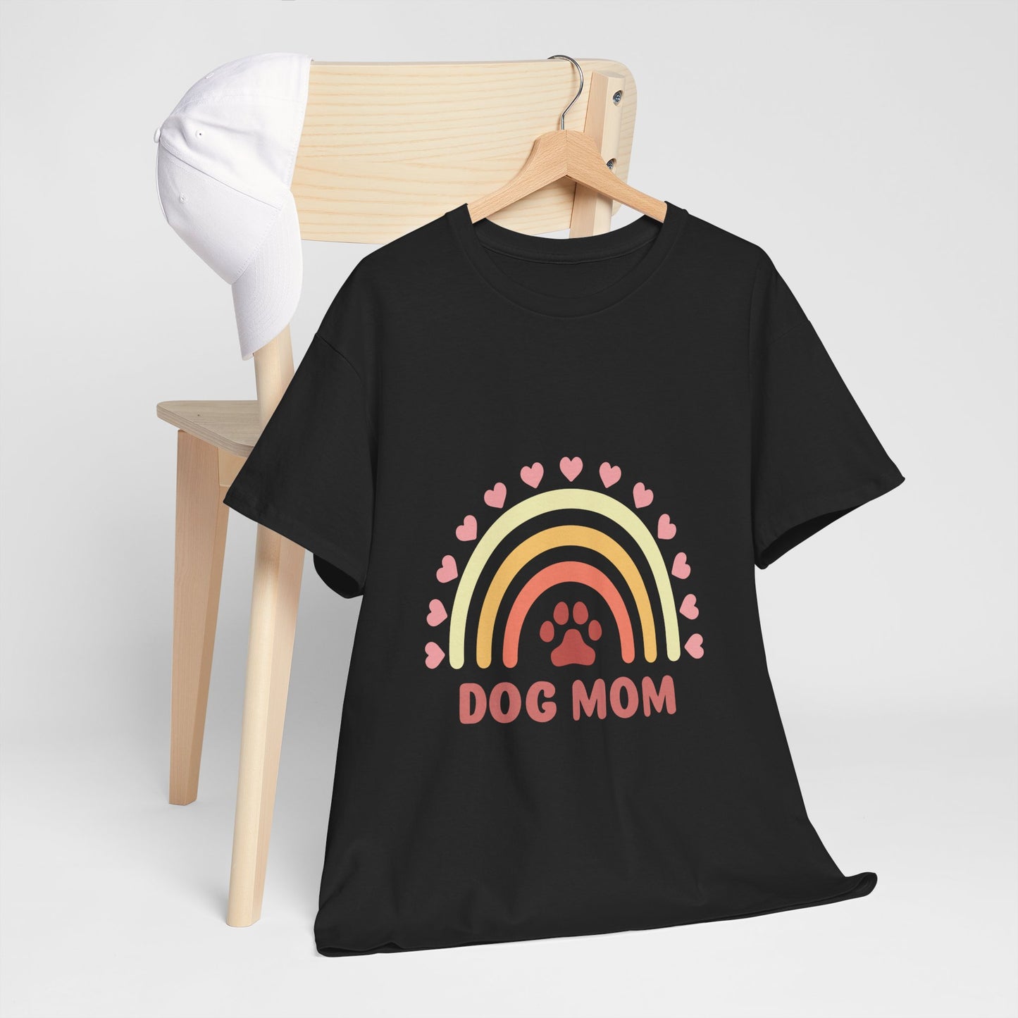 🌈 Dog Mom – Unisex Tee (Rainbow Edition)