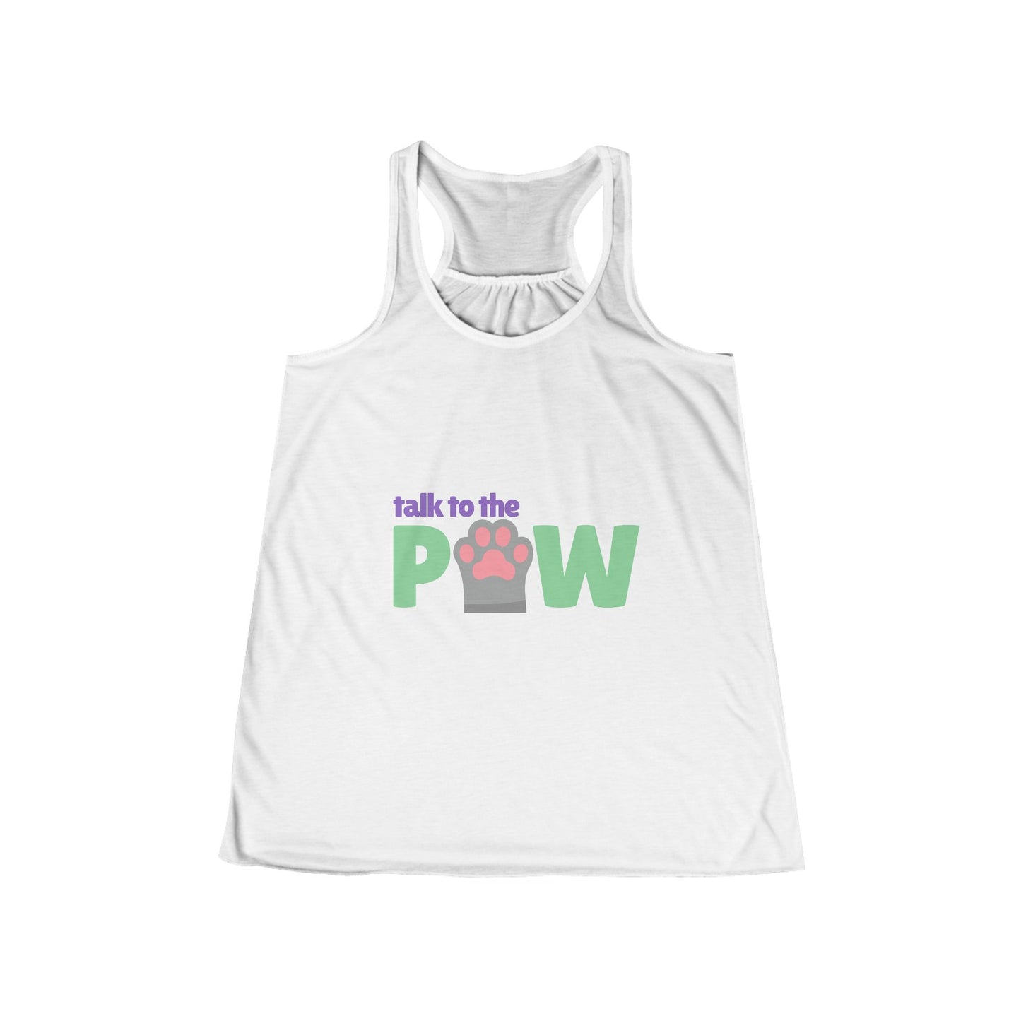 Talk to the PAW- Women’s Racerback Tank