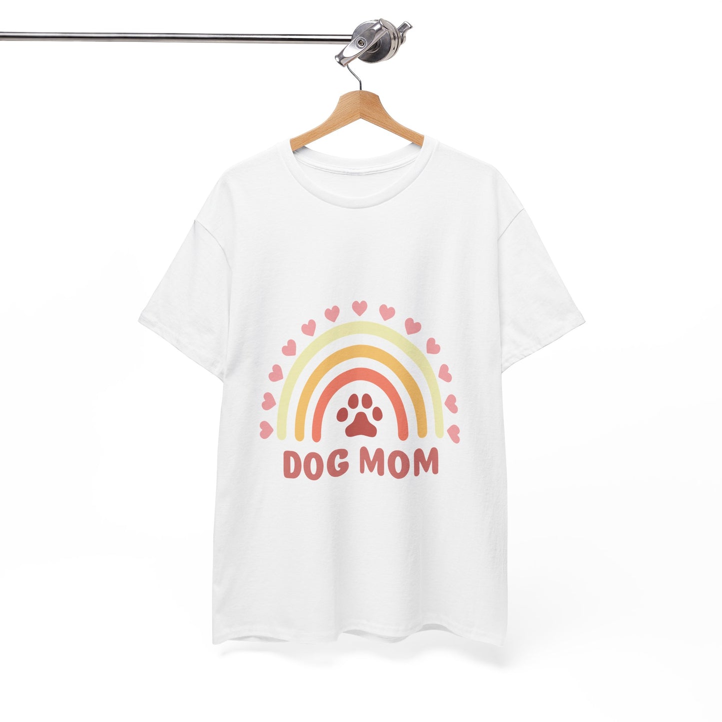 🌈 Dog Mom – Unisex Tee (Rainbow Edition)