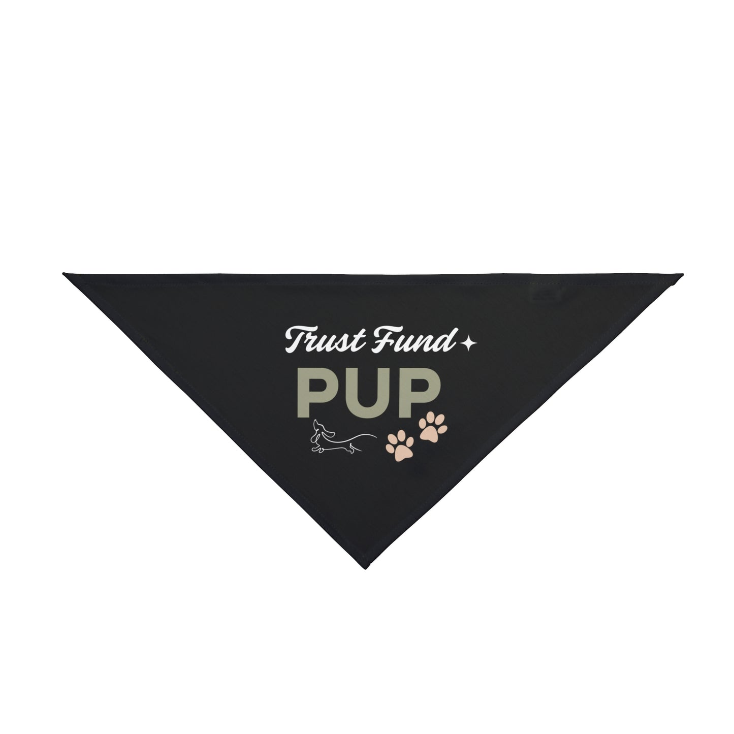 Trust Fund Pup Bandana - Olive