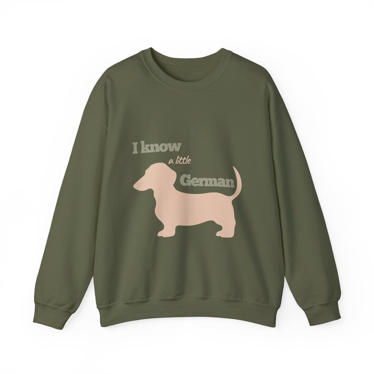 “I Know a Little German”- Unisex Crewneck Sweatshirt
