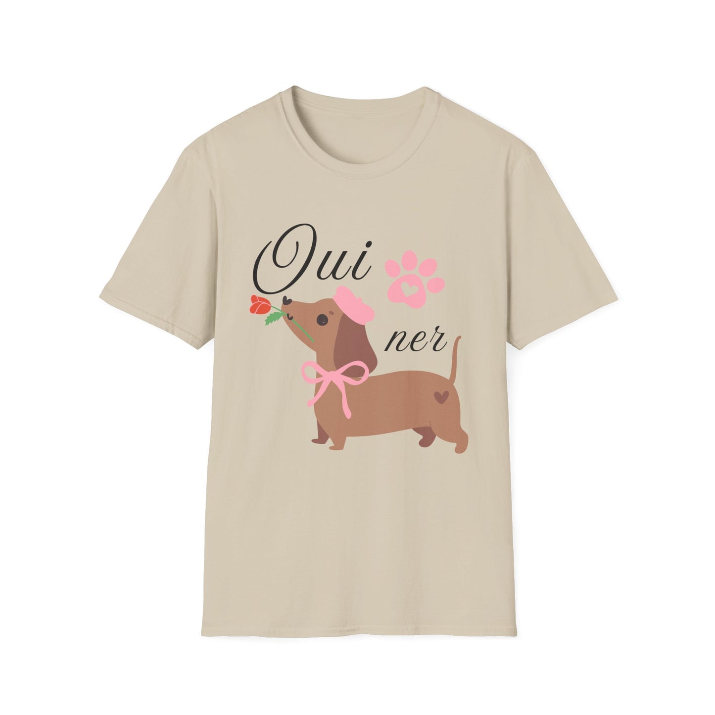 Oui Ner” Dachshund Tee
