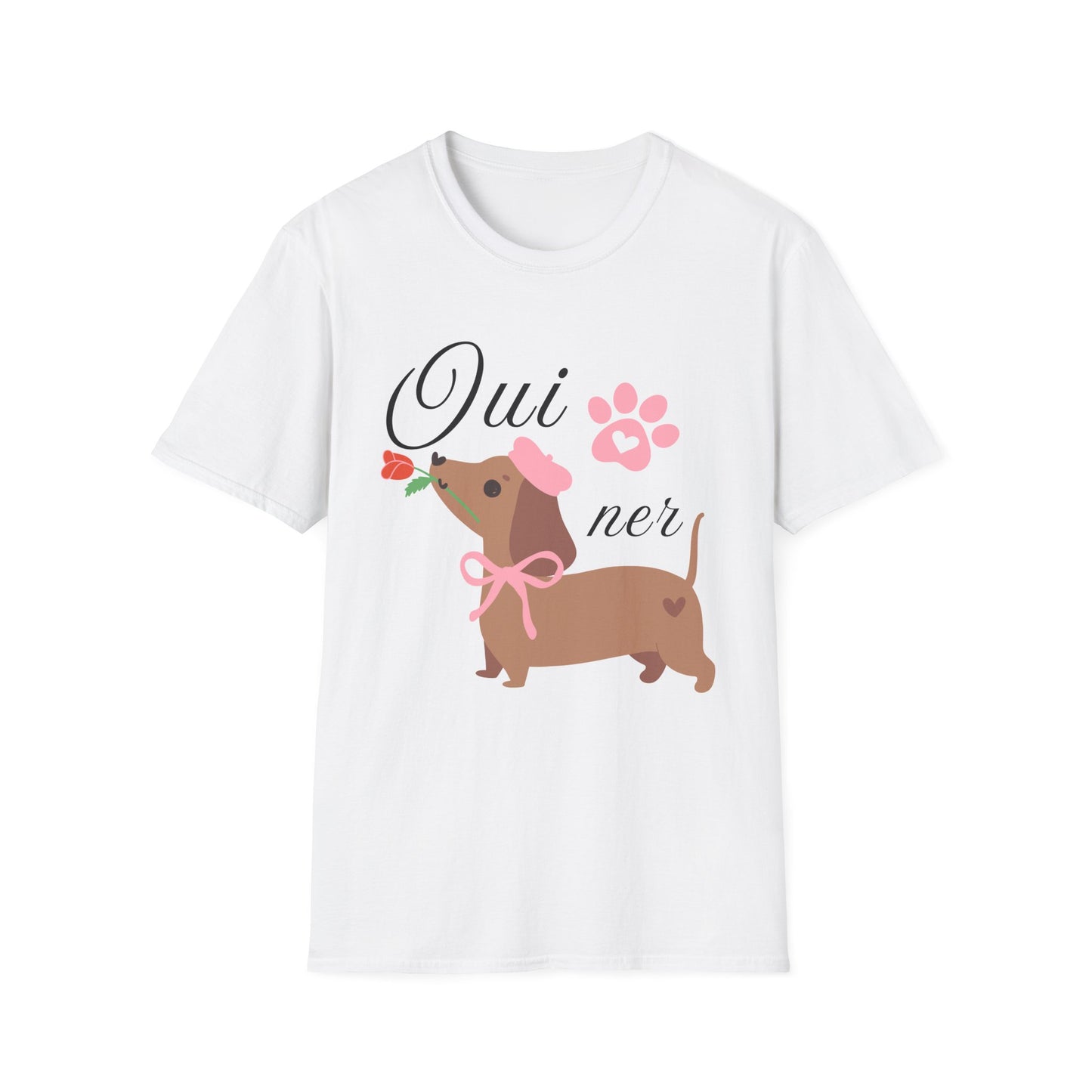 Oui Ner” Dachshund Tee