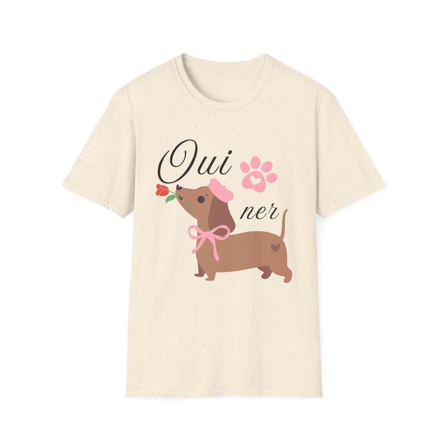 Oui Ner” Dachshund Tee