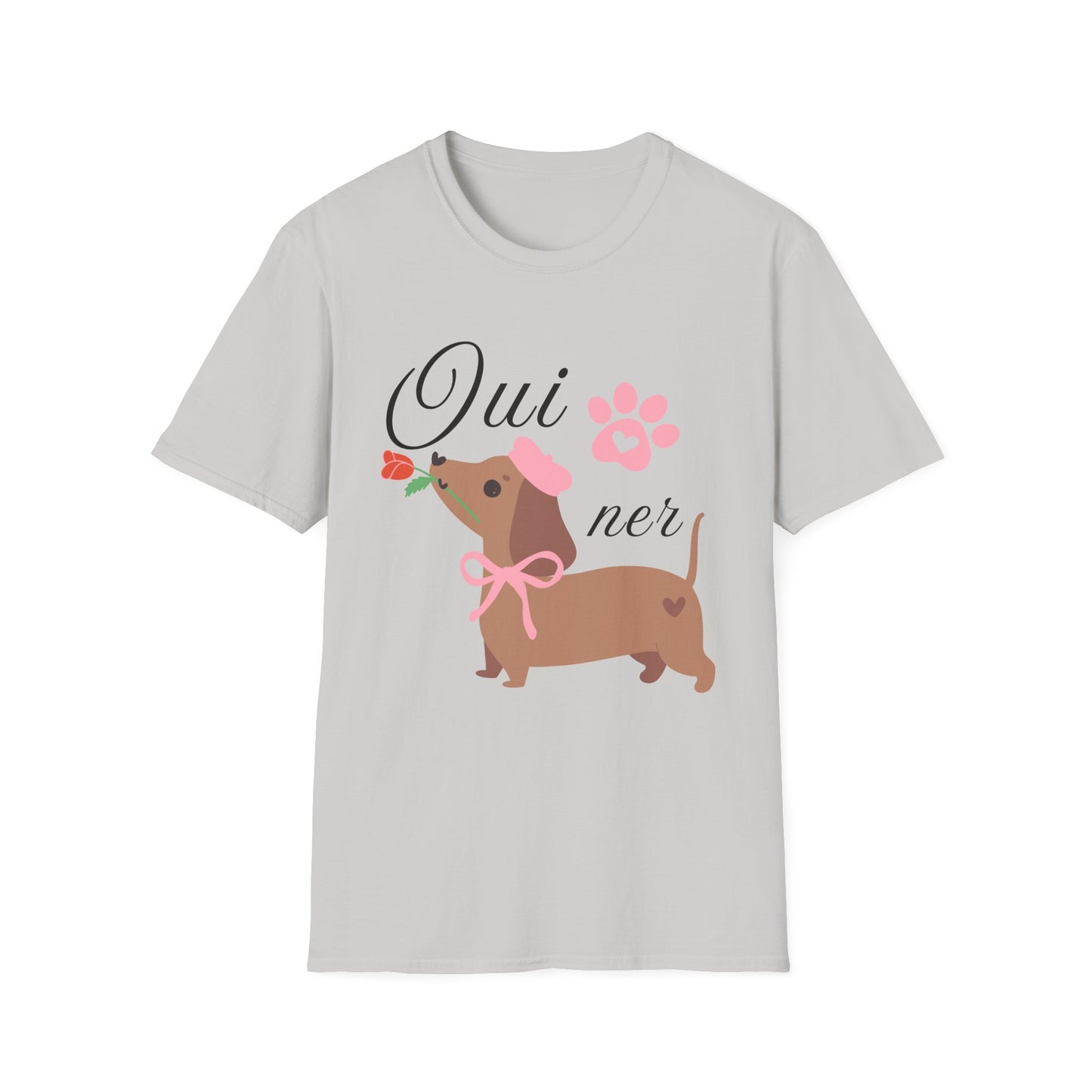 Oui Ner” Dachshund Tee