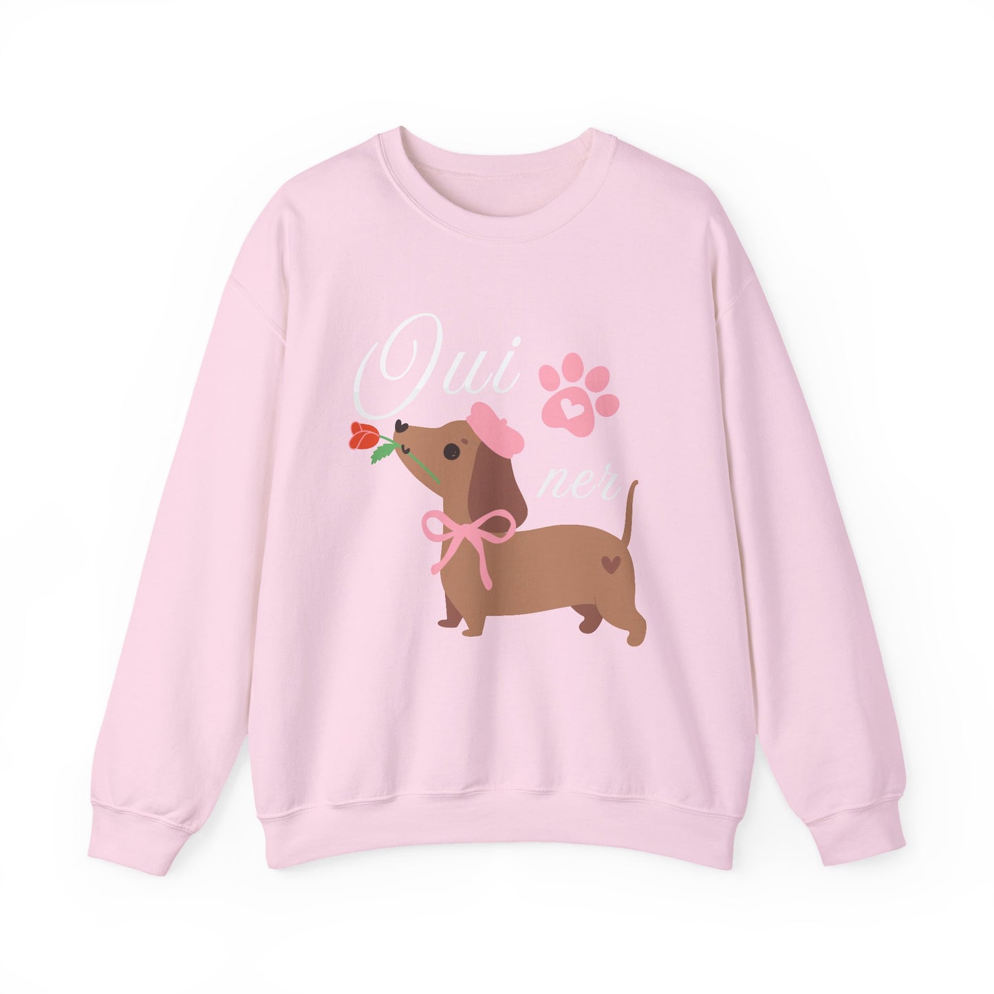 “Oui Ner” Dachshund- Unisex Crewneck Sweatshirt