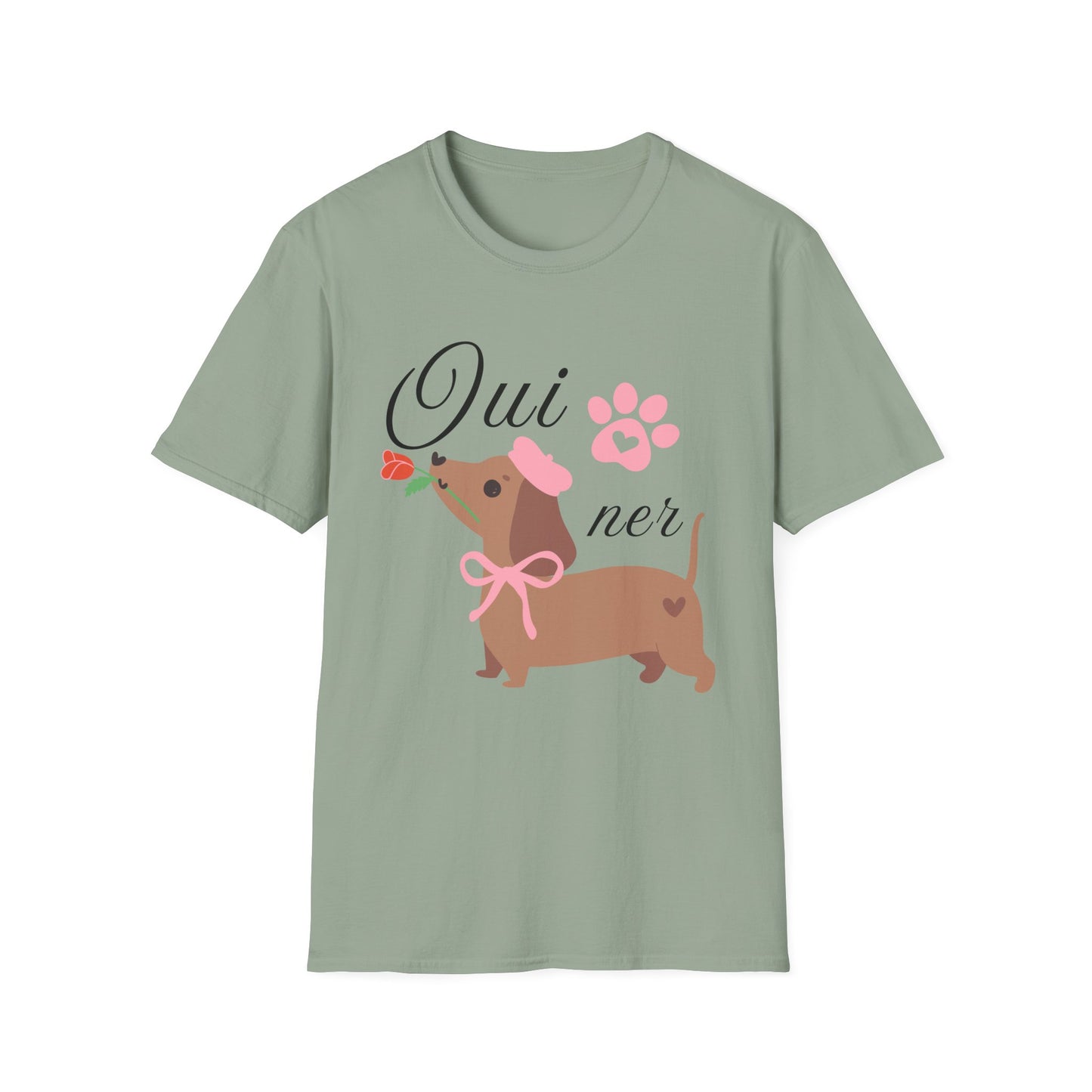 Oui Ner” Dachshund Tee