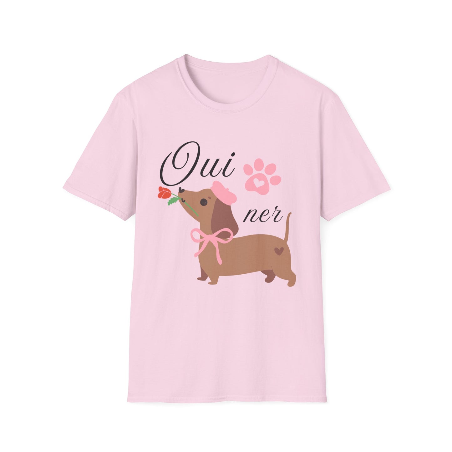 Oui Ner” Dachshund Tee