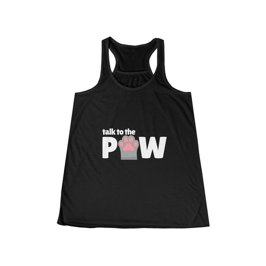 Talk to the PAW- Women’s Racerback Tank