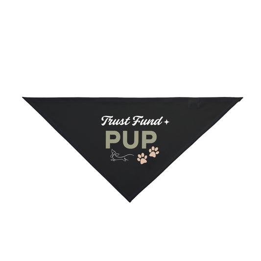 Trust Fund Pup Bandana - Olive