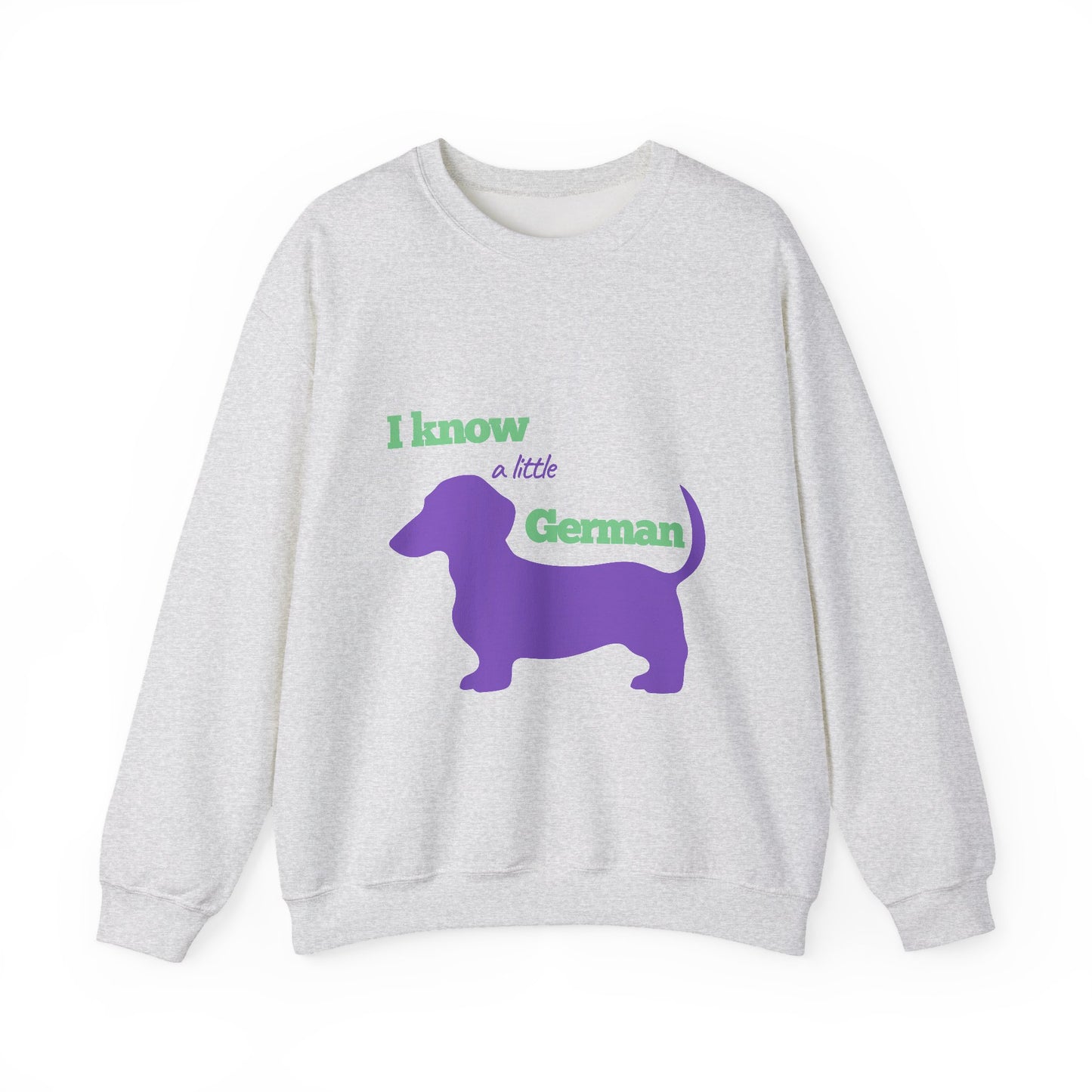 “I Know a Little German”- Unisex Crewneck Sweatshirt