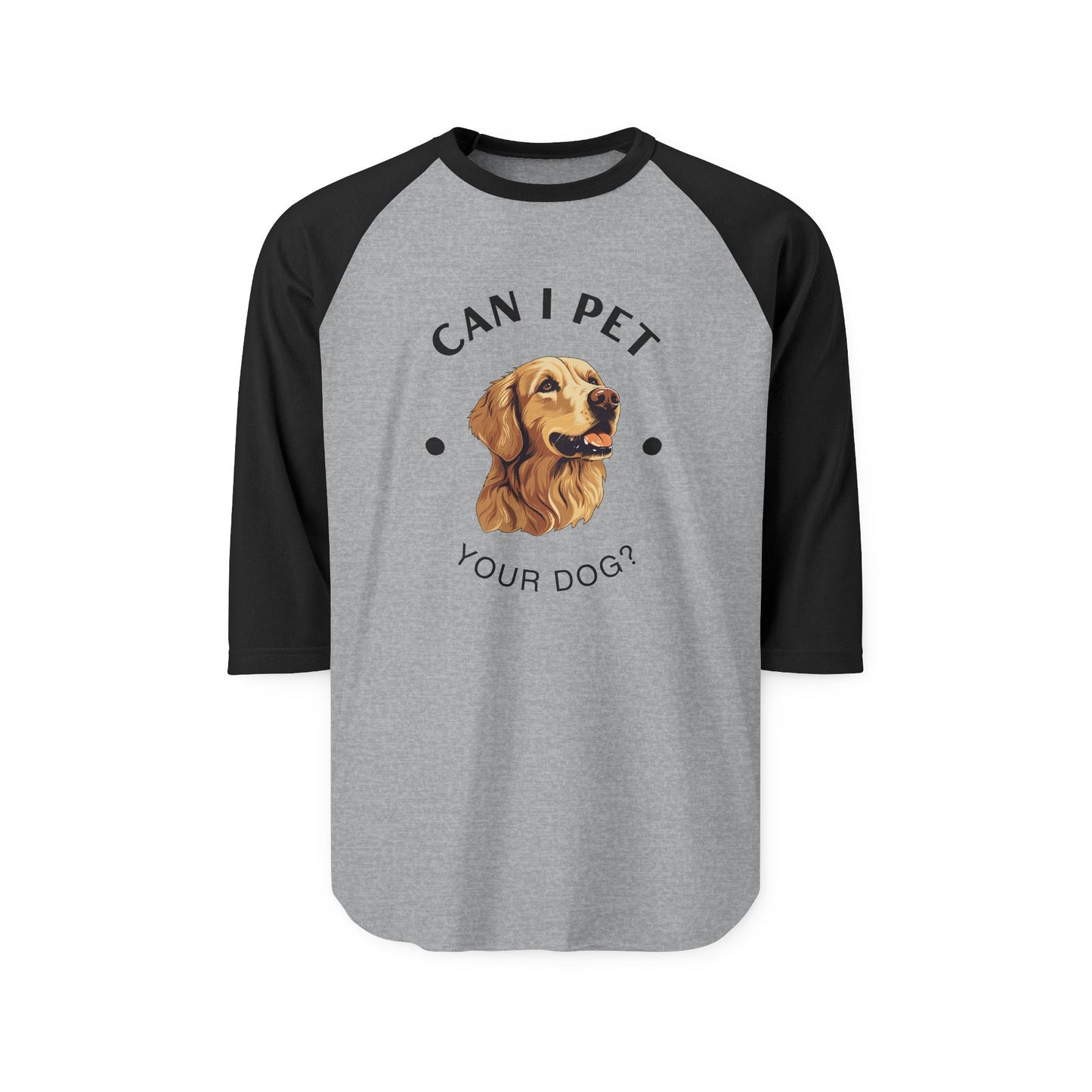 Can I pet your dog? - Unisex Baseball Tee