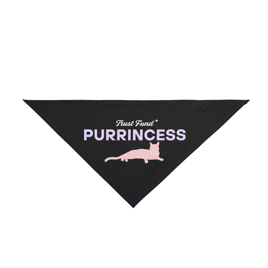 Trust Fund Purrincess - Cat Bandana