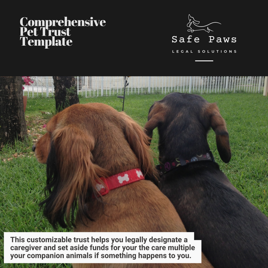 Comprehensive Pet Trust Template