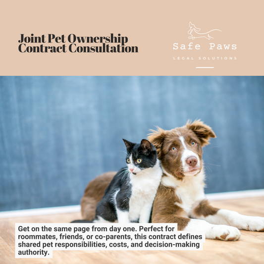 Pet Ownership Contract - Legal Consultation